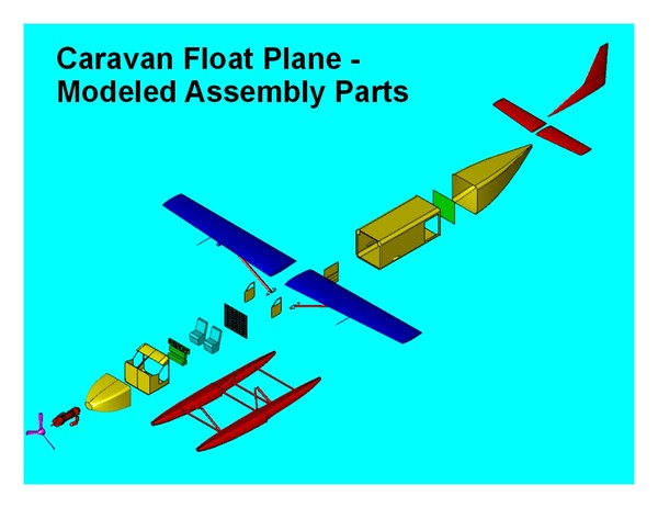3ds max caravan float skp stp - Caravan Float.dwg, .stp, .skp or .dxf(zip) by RodgerSaintJohn